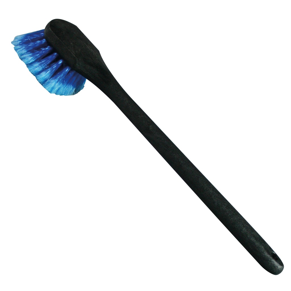 Borstel met zachte haren en 50 cm handvat