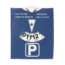 Euro parkeerschijf met opdruk (geldig in Duitsland, België, Luxemburg en Nederland)