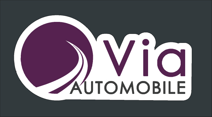 Sticker découpé "Via Automobile" - 50 x 24 mm