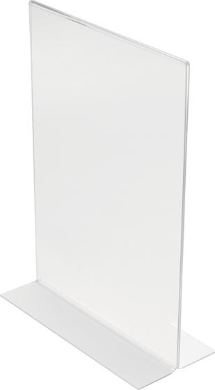 Porte-affiche transparent à poser - Portrait