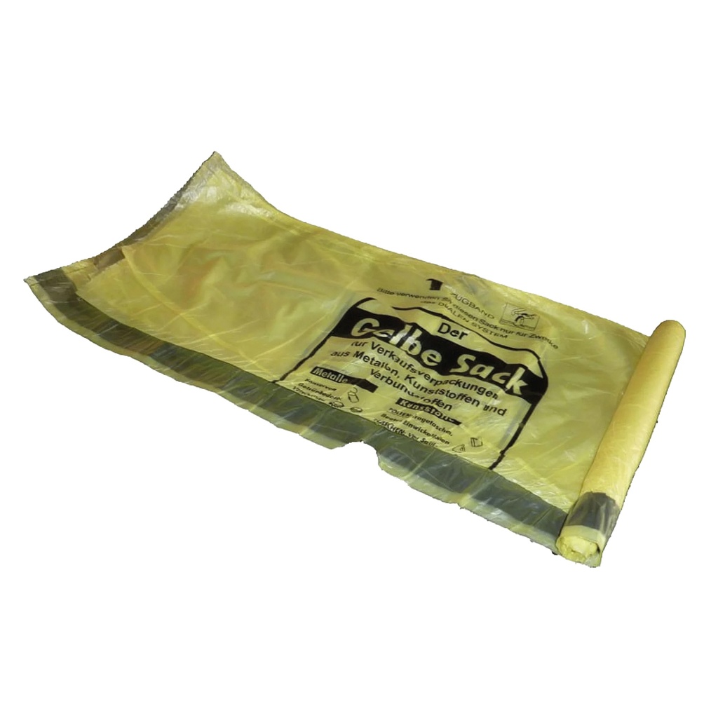 Gele vuilniszakken, rol van 13 stuks