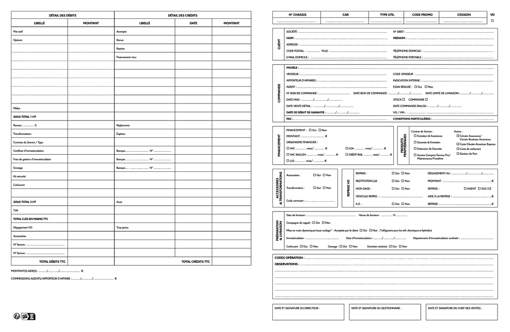 Dossiers VO / VN (France) x50