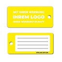 Étiquettes de clés "PPQ" avec impression personnalisée de votre logo