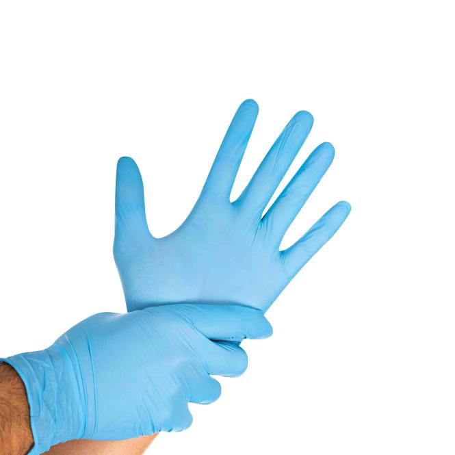 Gants en nitrile à usage unique x 100