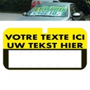 Panneau d'affichage du prix "Gigant" avec marquage personnalisé
