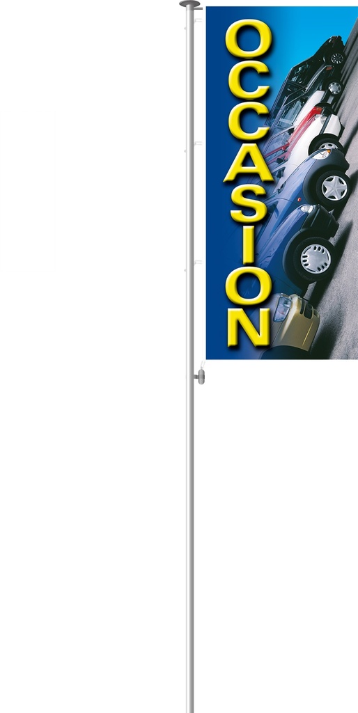 Drapeau "Occasions" 300 x 120 cm - Parcline