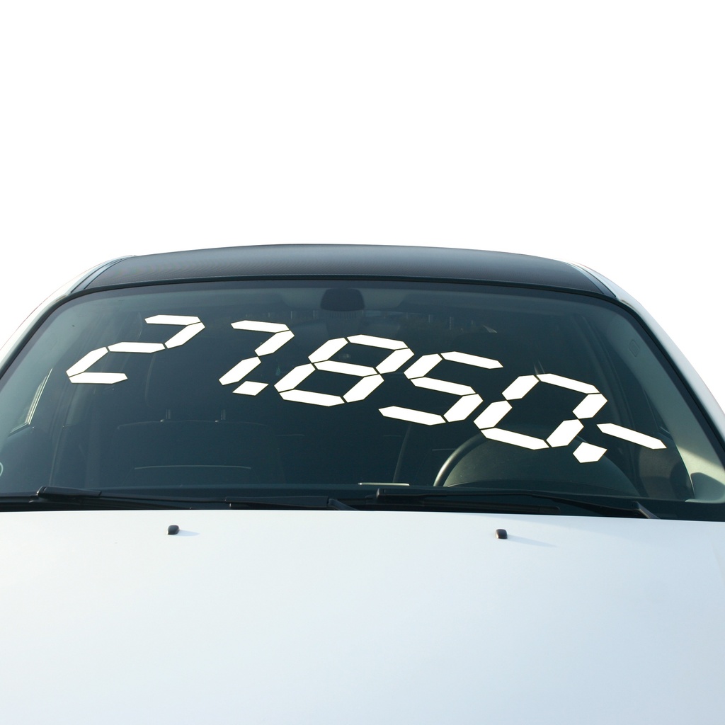 Kleefcijfers Digitaal (120 x 30 cm) - x10