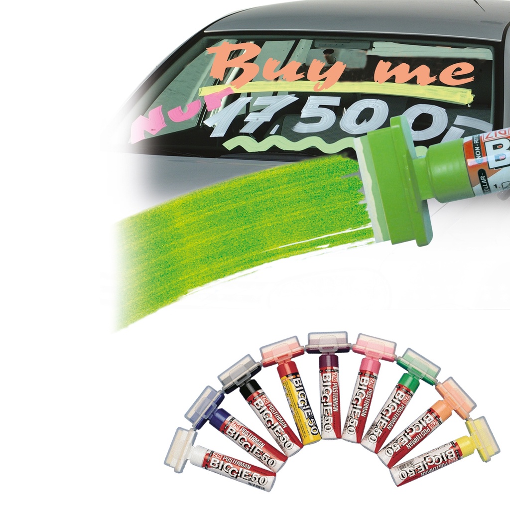 Feutres de pare-brise 50mm "Posterman Biggie 50"