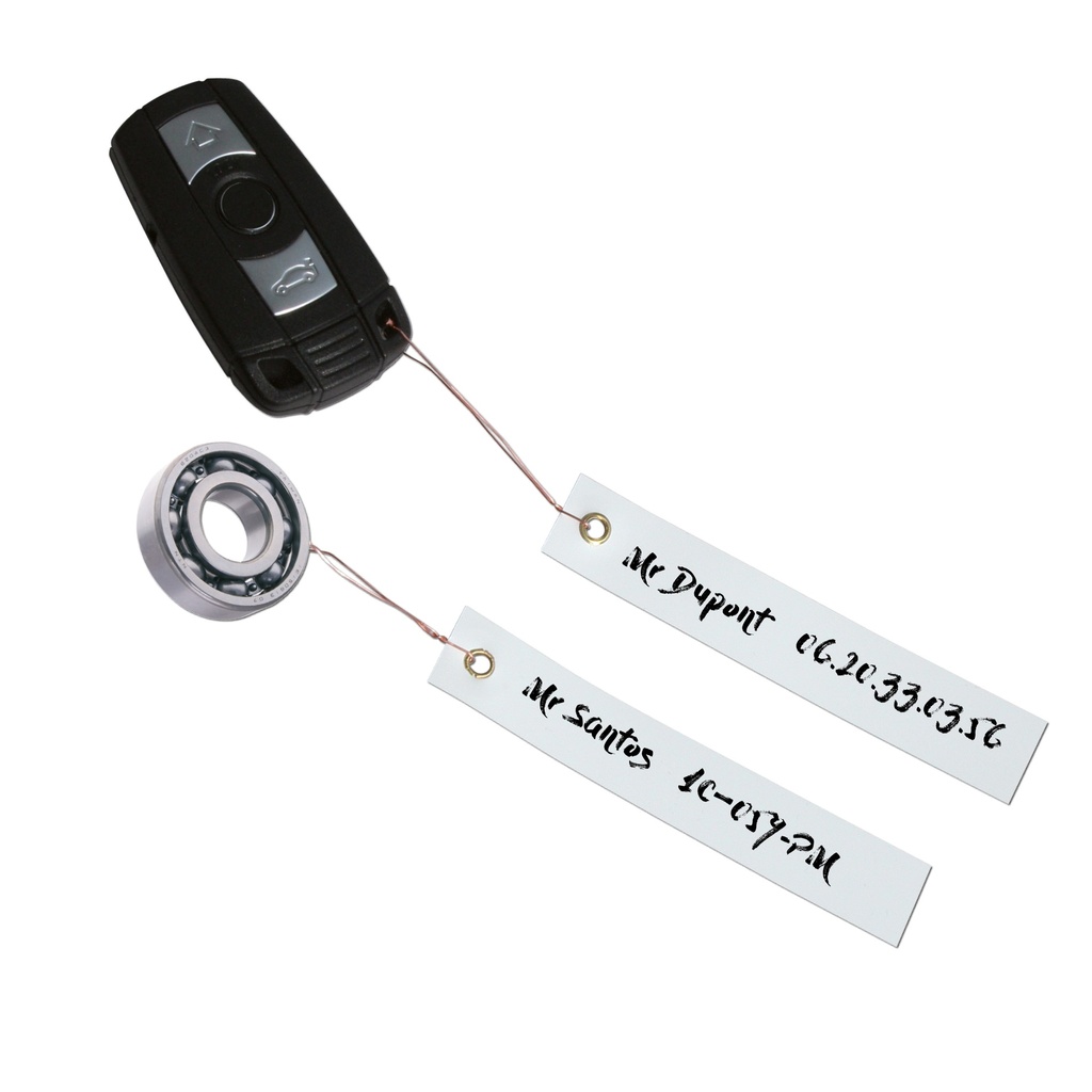 Niro sleutellabels x250