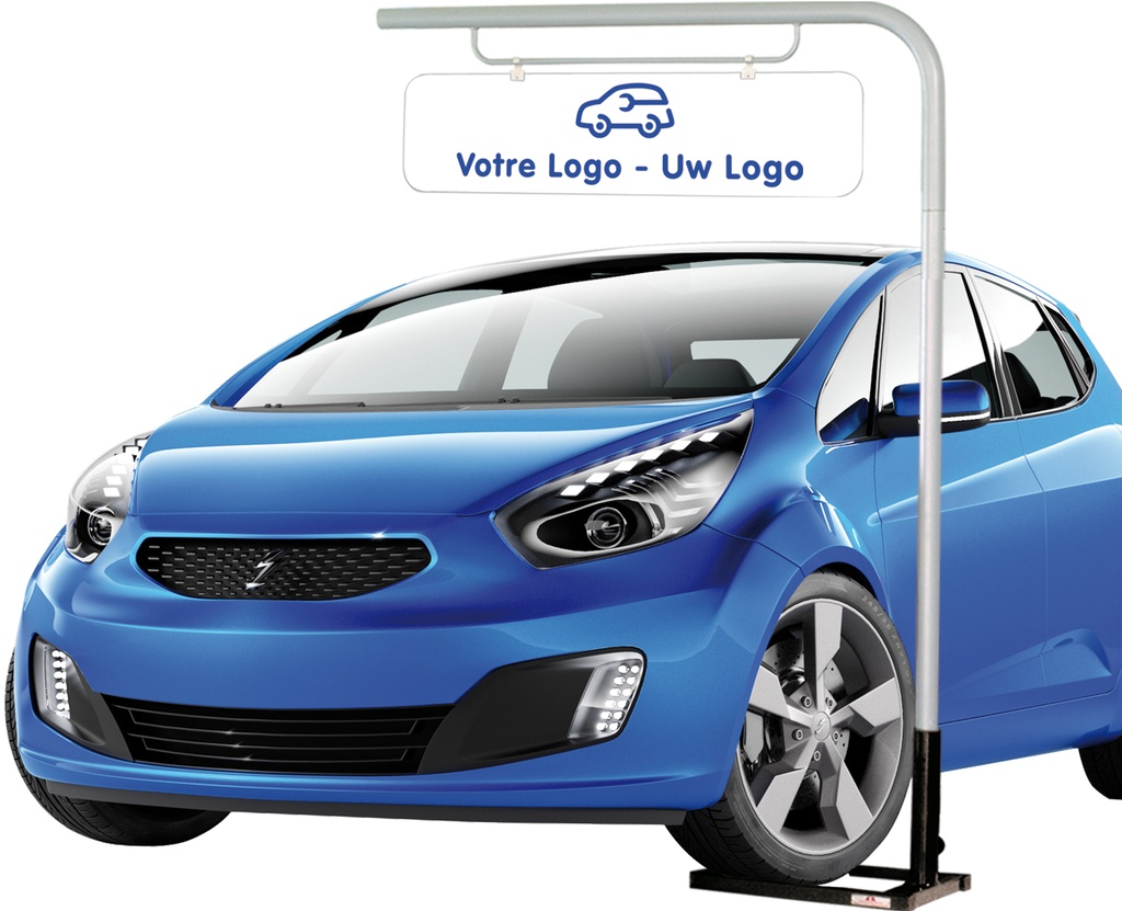 Totem "Enseigne" avec pied Auto-Cal