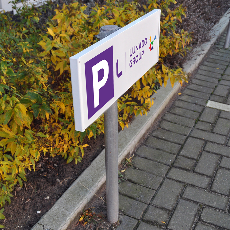 Bestickering voor parkeerbord