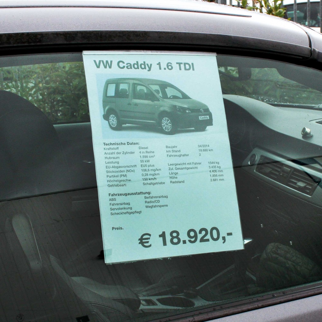 Pochettes en Copolyester pour vitre latérale