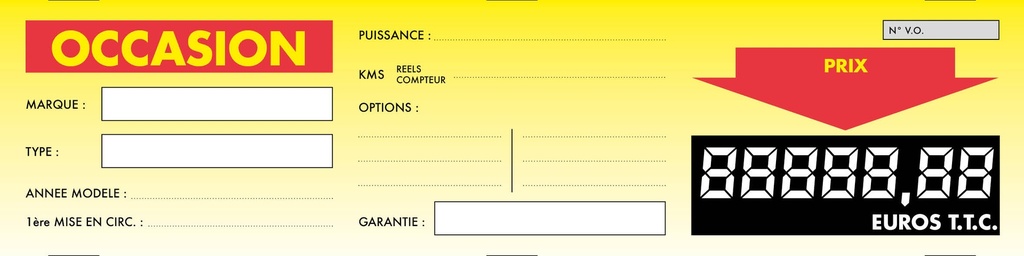 Cartons x10 Mentions Obligatoires