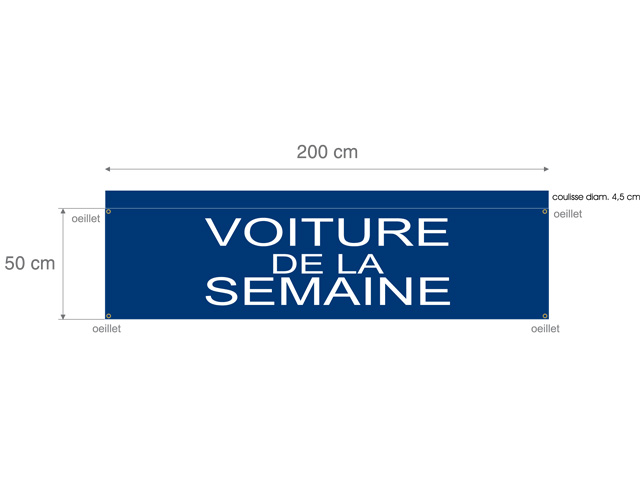 Banderole Voit De La Semaine
