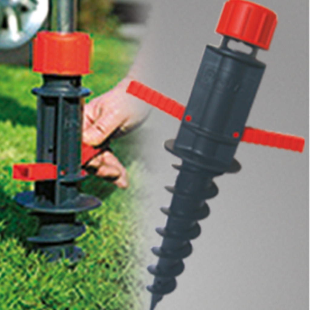 Grondboor mastvoet voor beachflag - Ø 65 mm