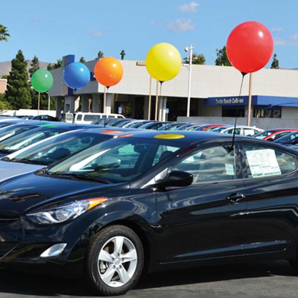 Ballon Orange Reutilisable 50 Cm