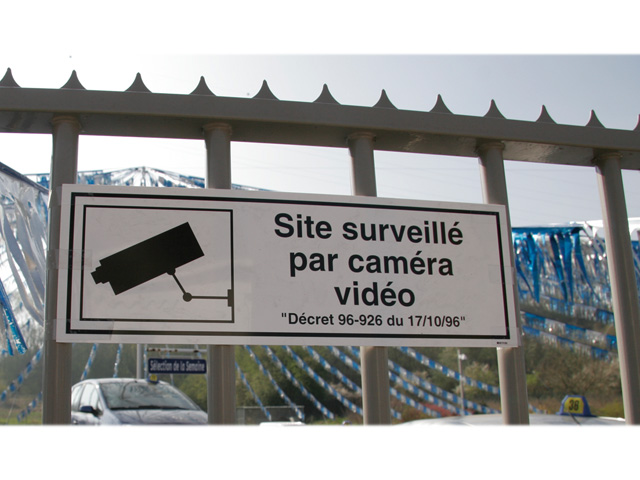 Plaque Pvc 450 X 150 Mm Site Surveille