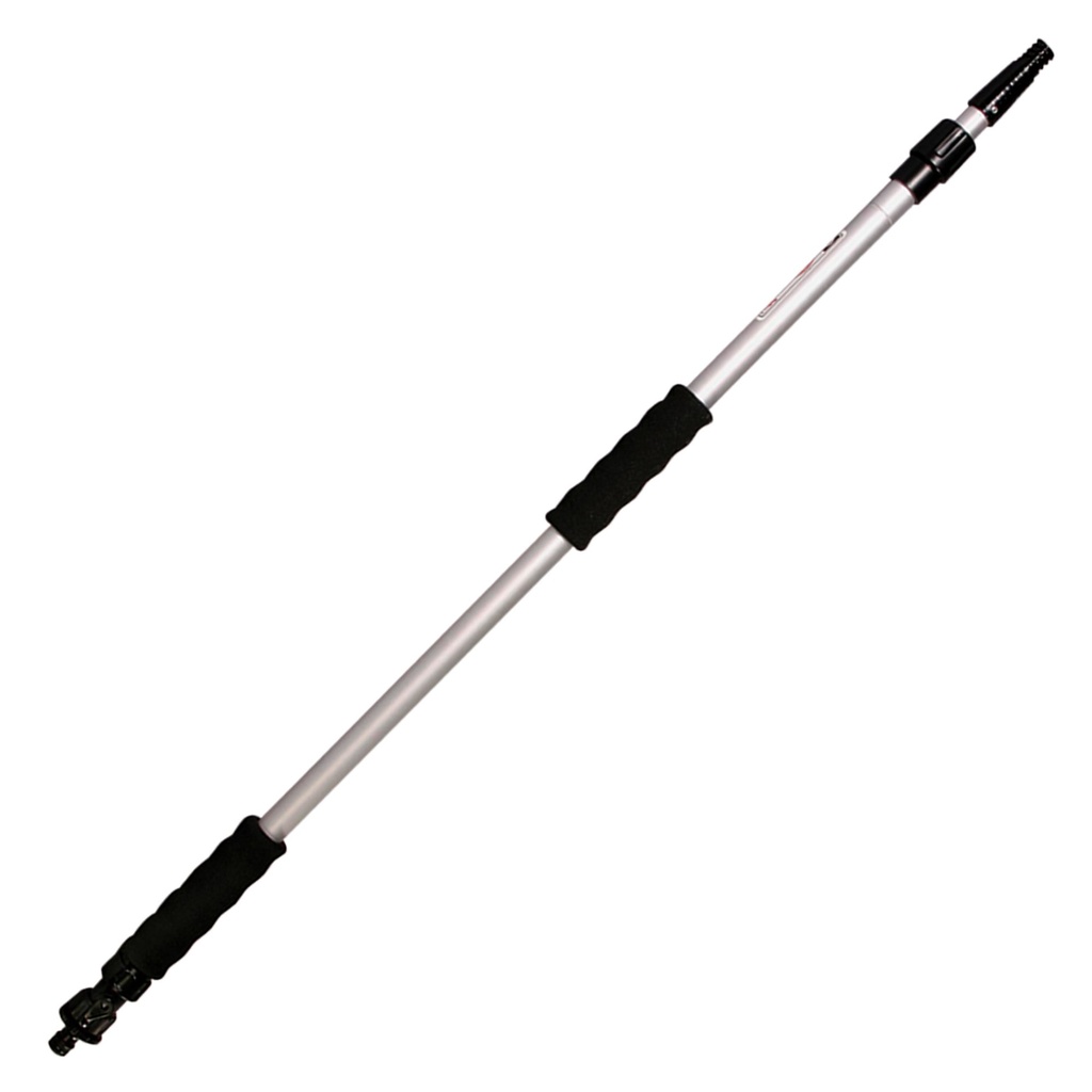 Manche télescopique avec passage d’eau pour brosses