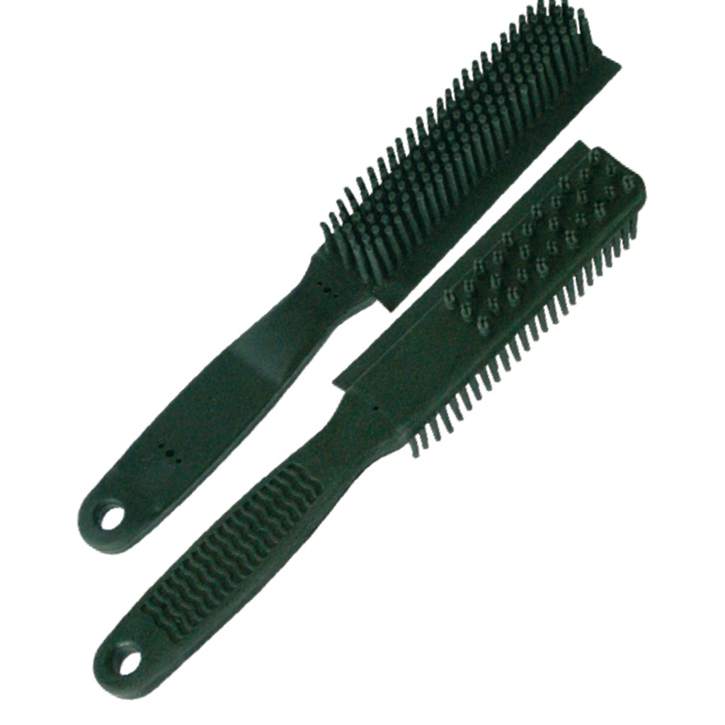 Brosse en caoutchouc pour plancher et tissus