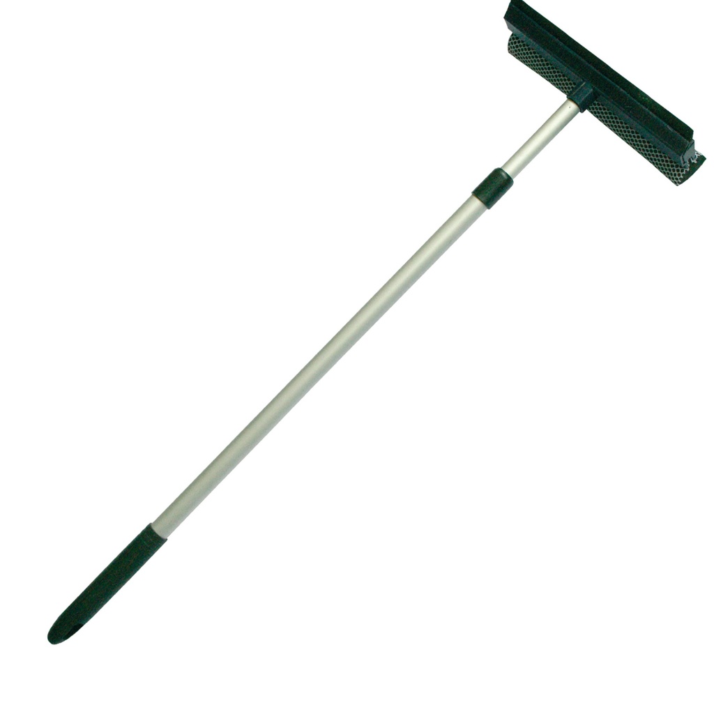 Brosse pour vitres avec manche télescopique