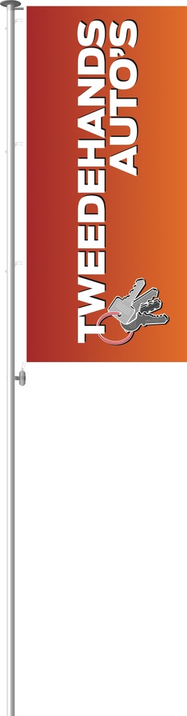 Tweedehands Autos vlag 200 x 95 cm - Keyline