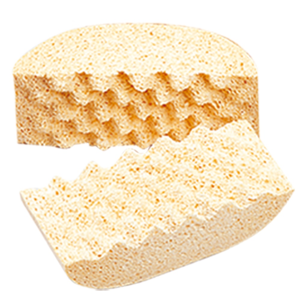 Éponges semi-circulaire en viscose x10