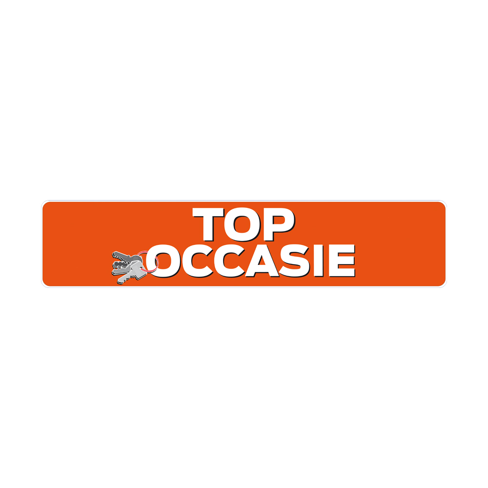 Cache-plaque "Top Occasie"