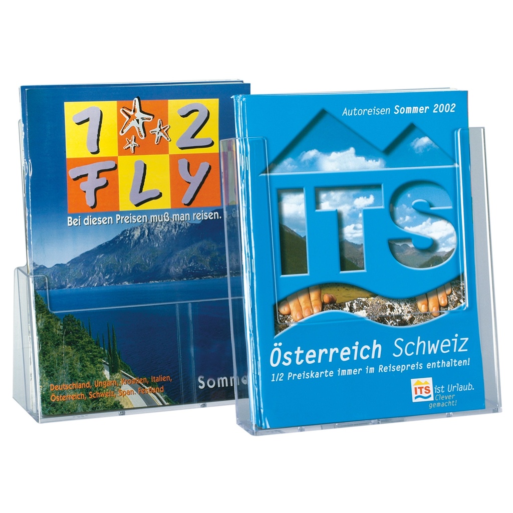 Distributeur de brochures 1 x A4 en Acrylique