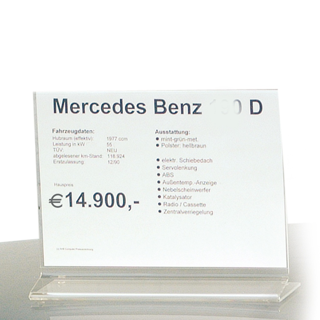 Présentoir A4 paysage "Venezia"