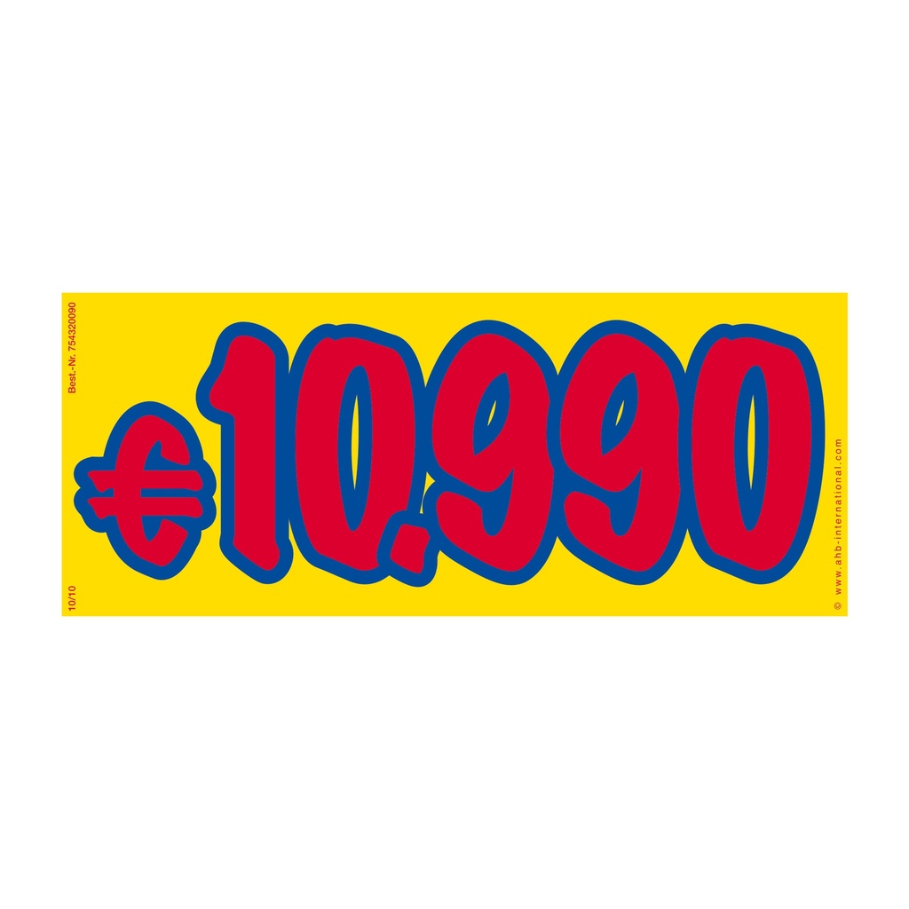 Adhesif Prix Giallo €10.990 - 34 x 14 cm