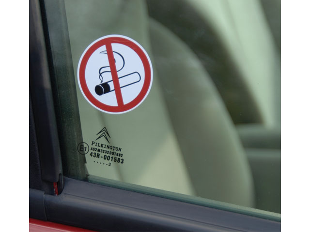 Sticker niet roken