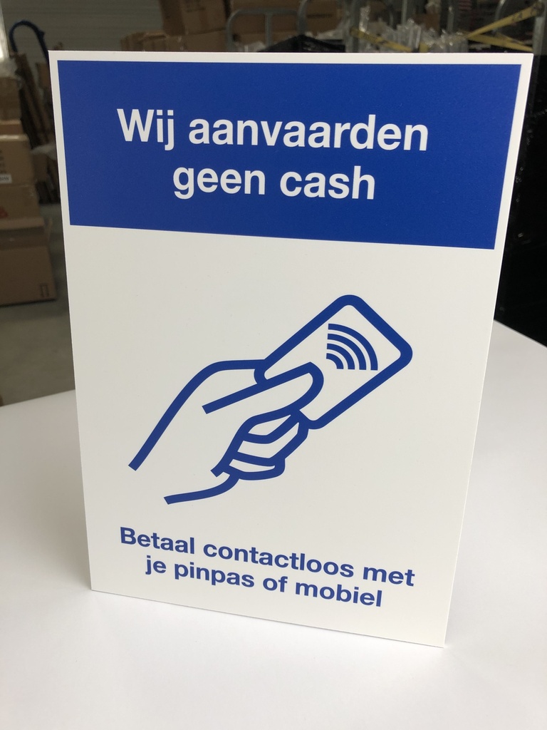 Standaard in Polystyreen - Wij aanvaarden geen cash