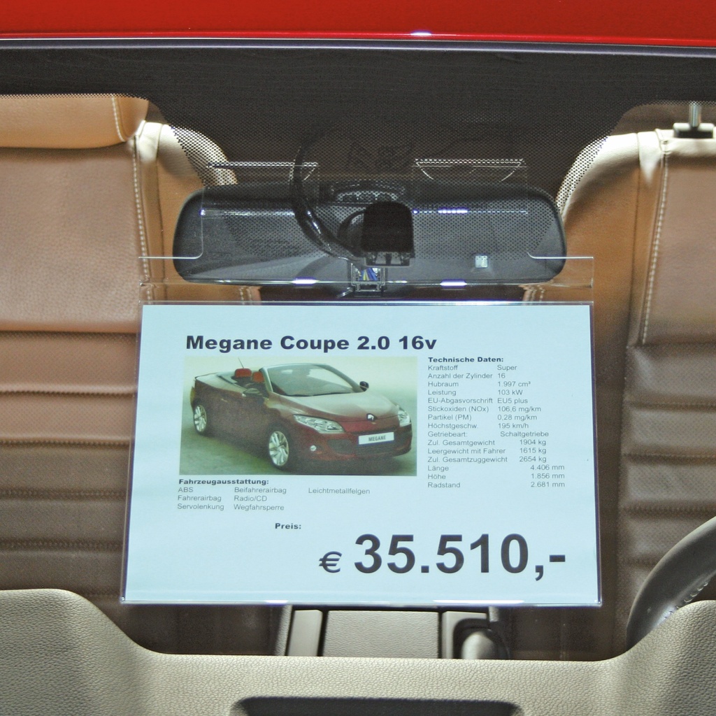 Pochette pour rétroviseur en Acrylique