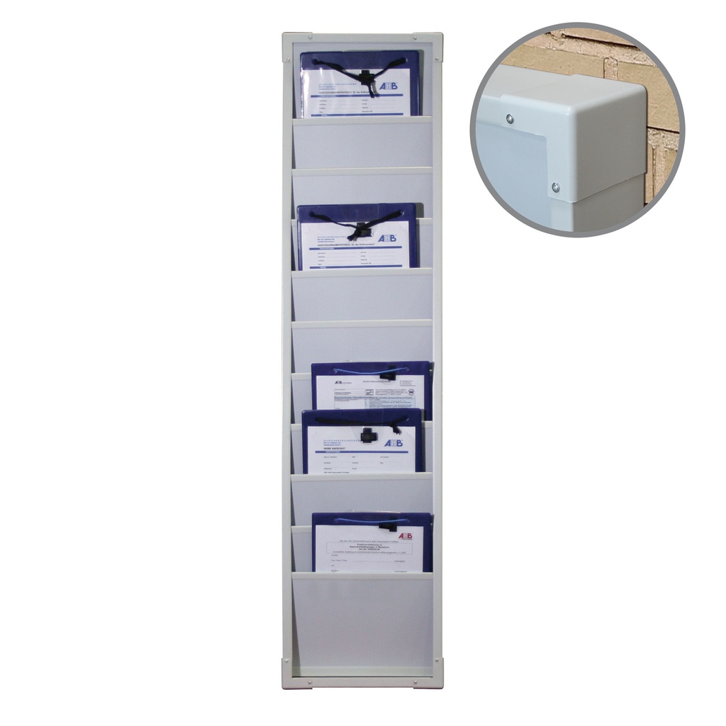 Planningsbord in Polypropyleen voor A4 mappen