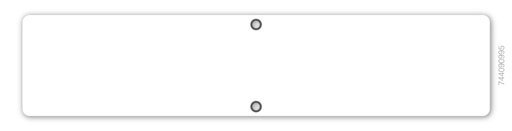 [744090995] parkingbord 516 x 112 mm met opdruk - Eigen tekst