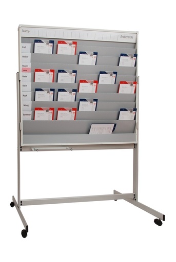 [9019-00125] Planning 2 en 1 sur roulettes