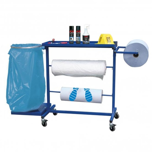 [330010030]  Multiservice trolley met vuilniszakhouder