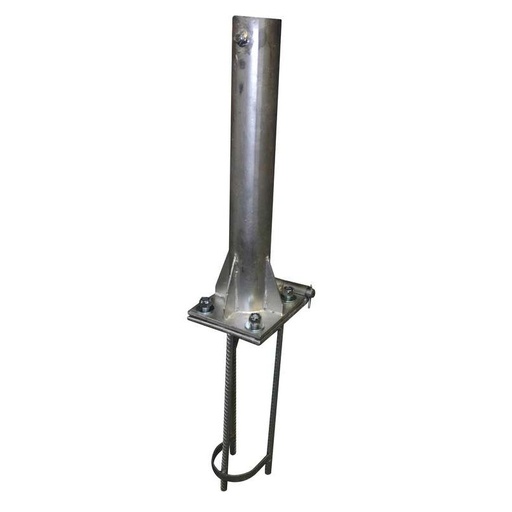 Platine basculante pour mâts en aluminium