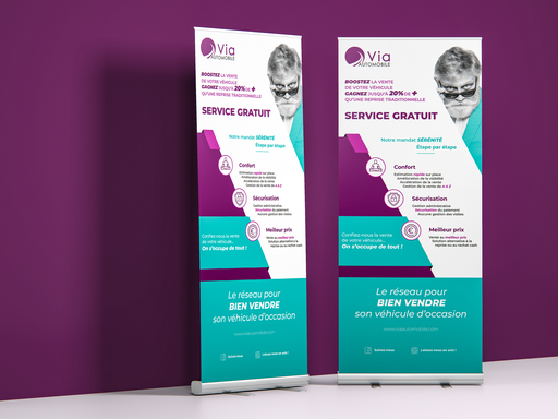 Roll-up vente