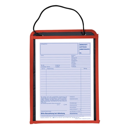 Pochettes d’ordre de réparation avec coutures renforcées