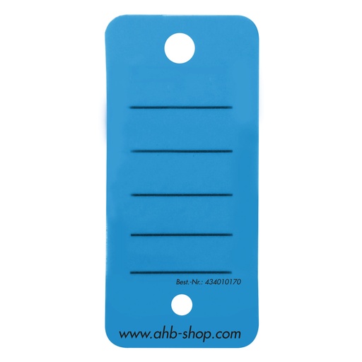 Sleutellabels PP 0,45 mm x250 | blauw