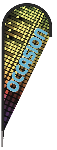 [333038] Beach flag 230 x 90 cm - Funky