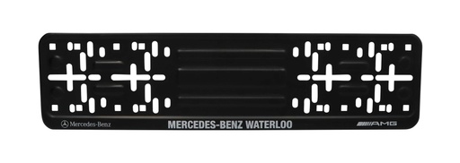 Porte-plaques en aluminium x150