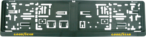 [914290700] Porte-plaques "Comfort 8" avec marquage personnalisé x100