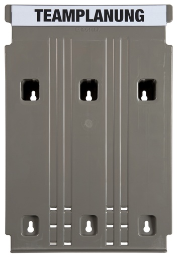 Trieur mural "Flat" - Module de base gris clair