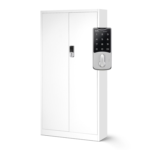 [239350351] Metalen opbergkast met codeslot - Wit