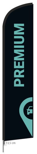 [333030P-SPOTICARPREMIUM] Beach flag 330 x 70 cm - Spoticar Premium