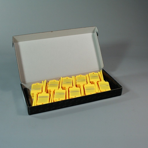 Étiquettes de clés avec fermeture crantée x300