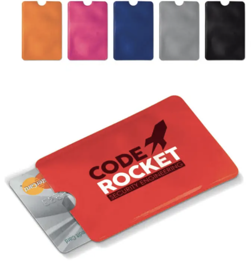 Porte-cartes de crédit Anti-Skimming avec marquage personnalisé
