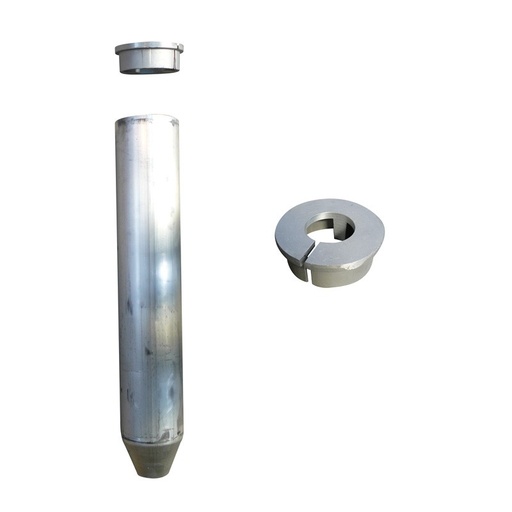 Fourreau de fixation pour mât en aluminium